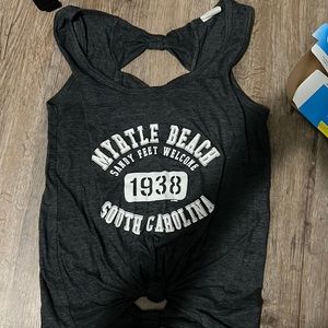 Small Myrtle Beach open back tank top